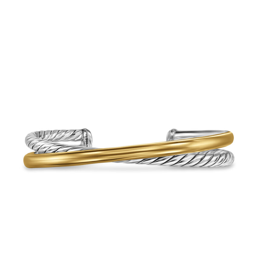 David Yurman Crossover Two Row Cuff Bracelet