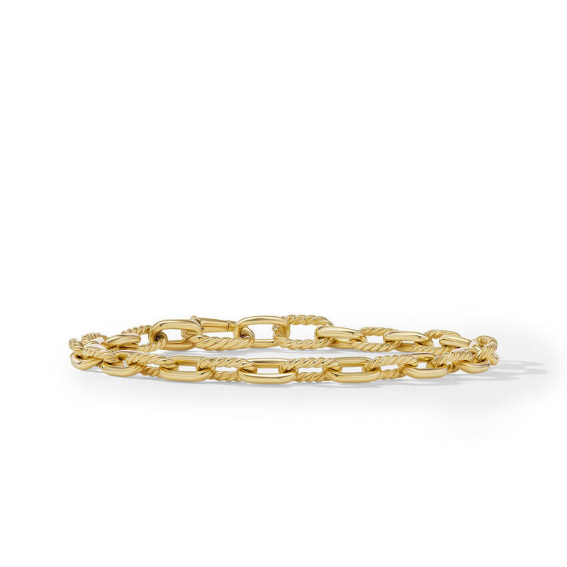 DY Gents Madison Chain Bracelet in 18K Yellow Gold