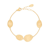 Marco Bicego 18K Yellow Gold Lunaria Petal Station Bracelet