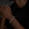 DY Gents Box Chain Bracelet in Sterling Silver, 7MM