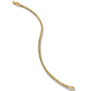 David Yurman Box Chain Bracelet in 18K Yellow Gold, 3.4MM