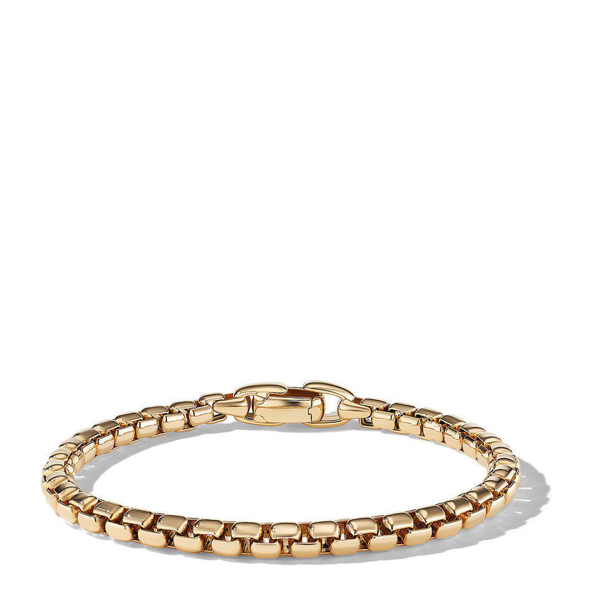 DY Madison Chain Bracelet in Sterling Silver with 18K Yellow Gold