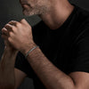David Yurman Gents Double Box Chain Bracelet in Sterling Silver, 4mm