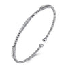 Gabriel 14K White Gold Bujukan Diamond Stations Bangle