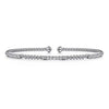 Gabriel 14K White Gold Bujukan Diamond Stations Bangle