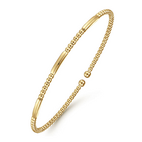 Gabriel & Co. 14K Yellow Gold Bangle Bracelet