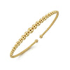 Gabriel & Co. 14K Yellow Gold Bujukan Open Bangle