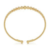 Gabriel & Co. 14K Yellow Gold Bujukan Open Bangle