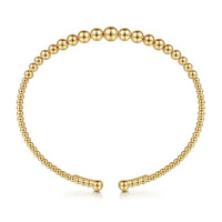 Gabriel & Co. 14K Yellow Gold Bujukan Open Bangle