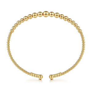 Gabriel 14K Yellow Gold Bujukan Open Bangle