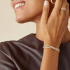 Marco Bicego Masai 18K Yellow Gold 3-Strand Coil Bracelet With Diamonds