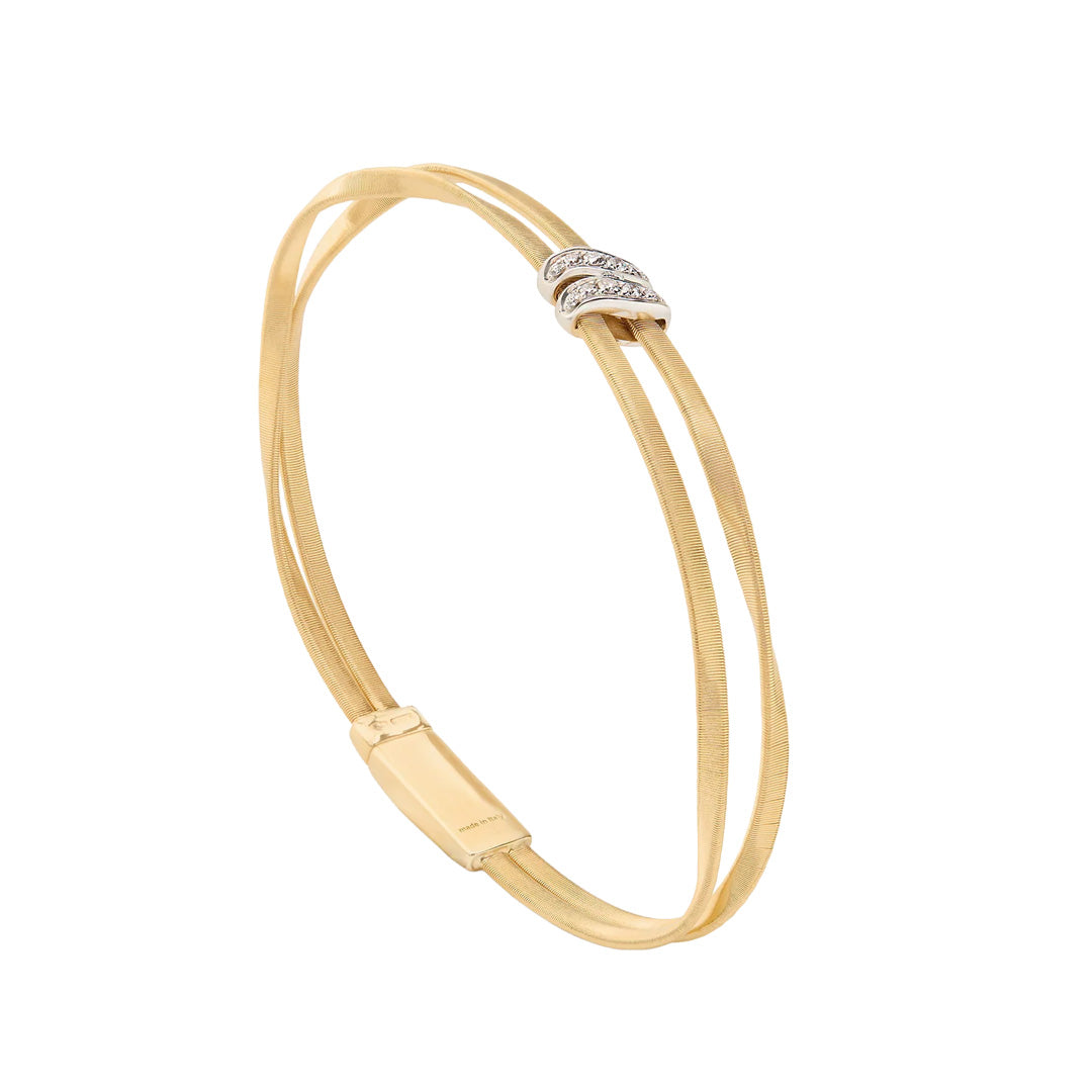 Marco Bicego 18K Yellow Gold 2-Strand Marrakech Diamond Bracelet
