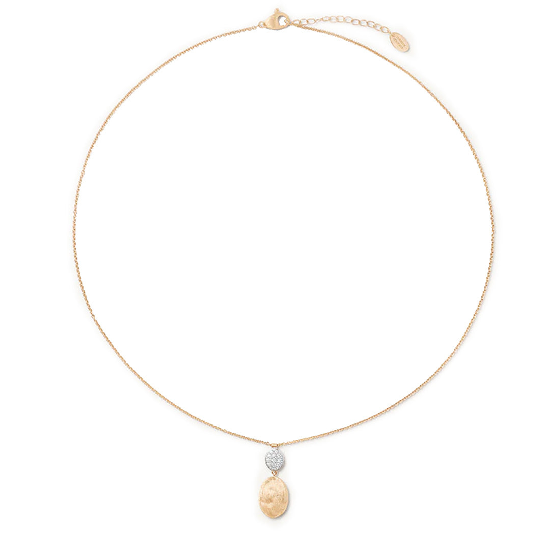 Marco Bicego 18K Yellow Gold & Diamond Pendant Necklace