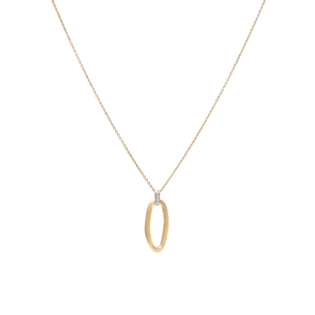 Marco Bicego 18K Yellow Gold Pendant Necklace with Diamond Accent - NAGI