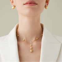 Marco Bicego 18K Yellow Gold Africa Lariat Diamond Necklace