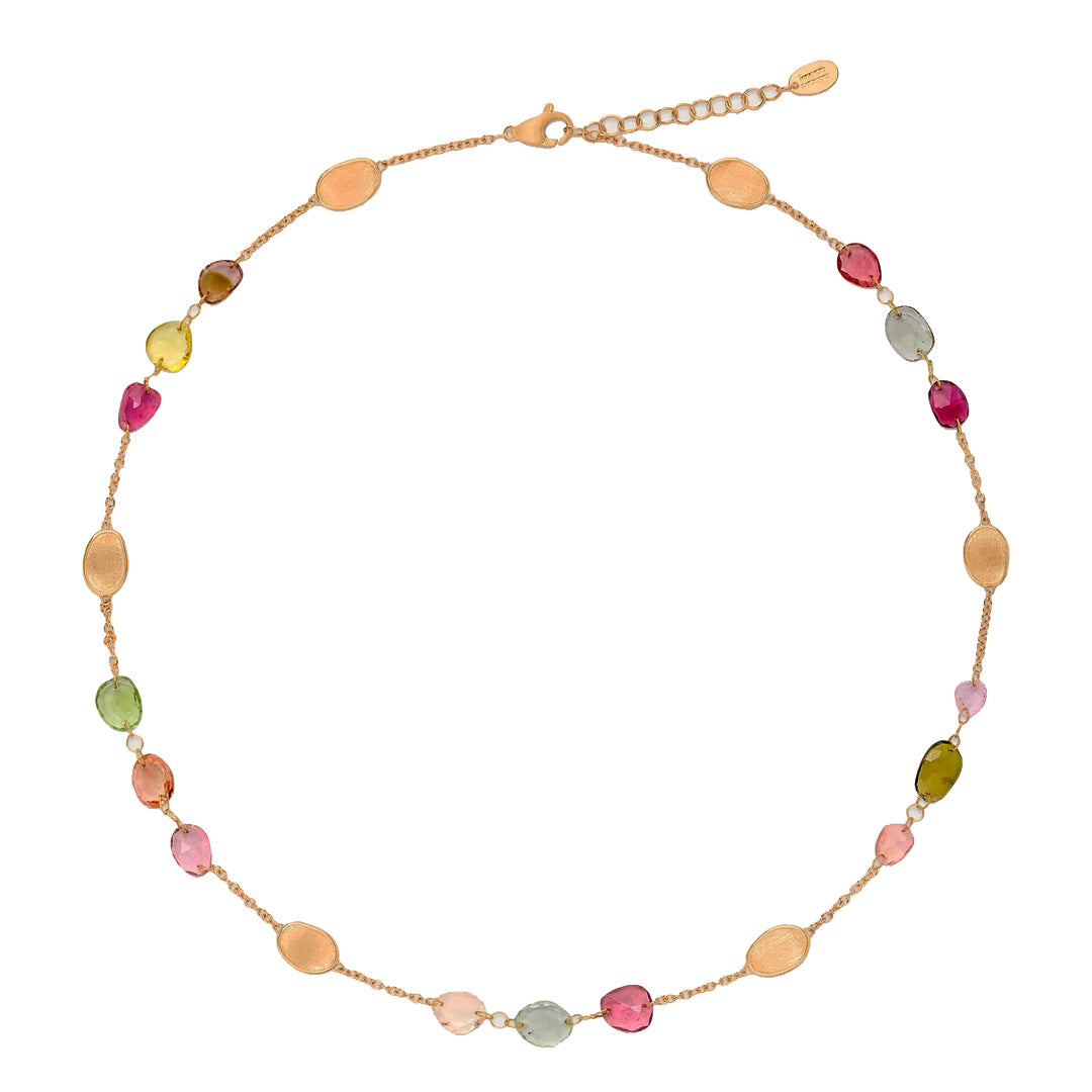 Marco Bicego Lunaria 18K Yellow Gold Tourmaline Necklace - NAGI