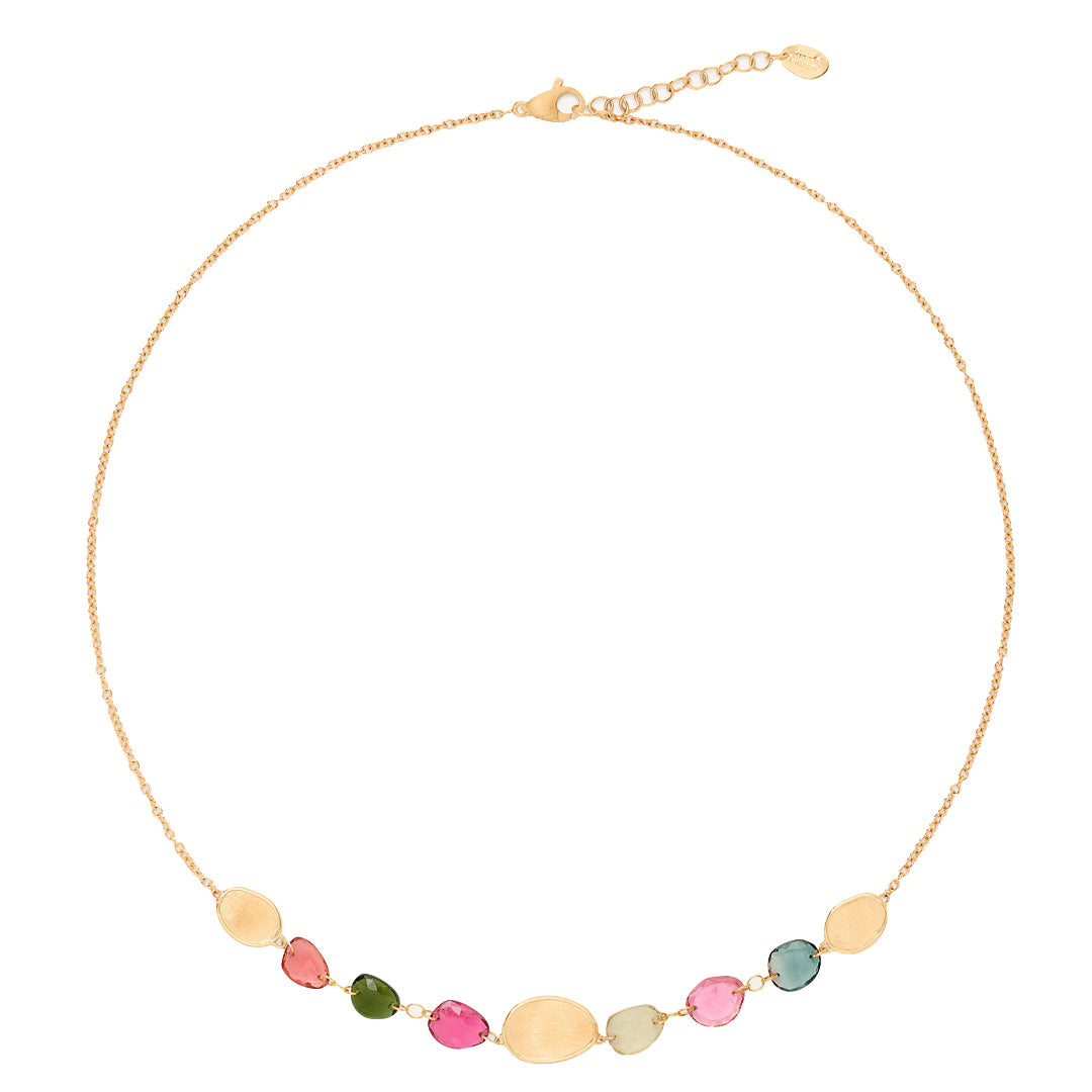 Marco Bicego 18K Yellow Gold Lunaria Lightweight Tourmaline Necklace