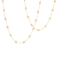 Marco Bicego 18K Yellow Gold Lunaria Diamond Station Necklace
