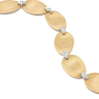 Marco Bicego 18K Yellow Gold Lunaria Collar Necklace with Diamond Accents