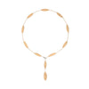 Marco Bicego 18K Yellow Gold Lunaria Lariat with Diamond Pave Clasp Necklace