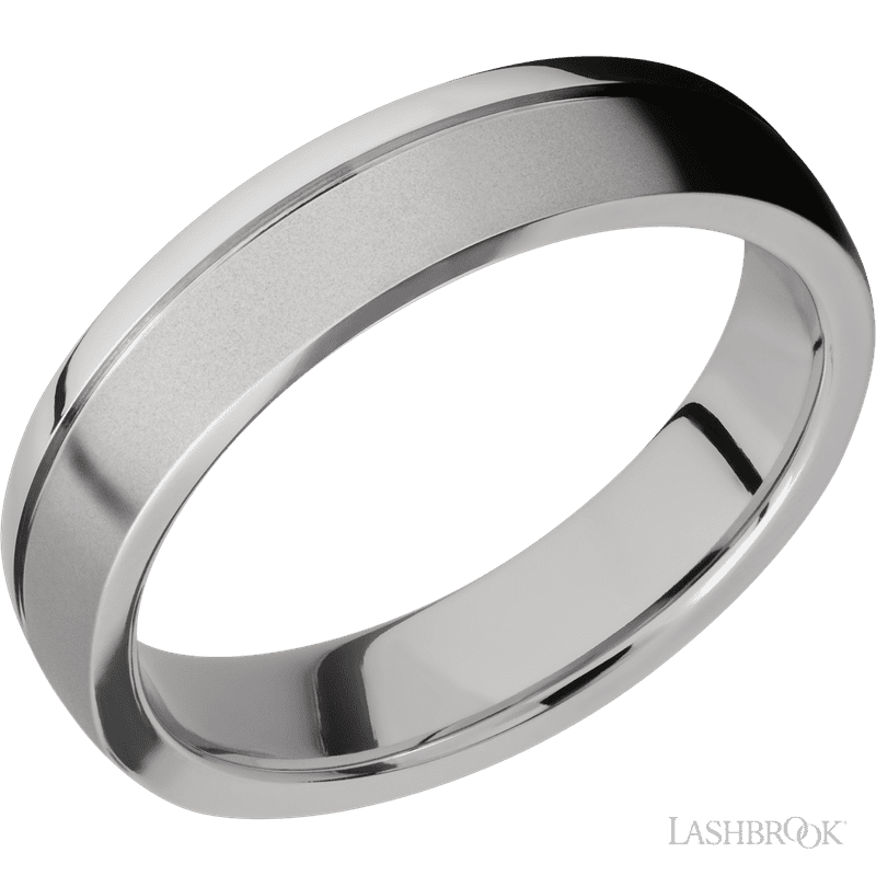 Precious Metal (No Stones) Wedding Bands  -  Men'