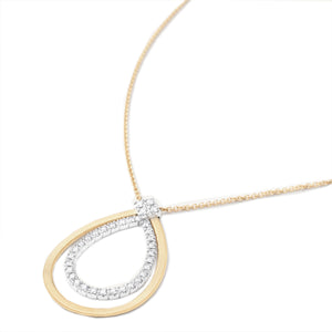 Marco Bicego 18K Yellow Gold Masai Pendant Necklace with Diamonds