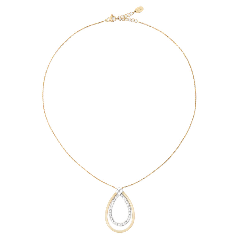 Marco Bicego 18K Yellow Gold Masai Pendant Necklace with Diamonds