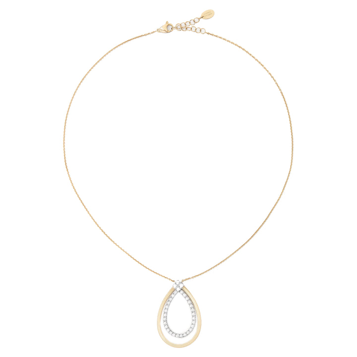 Marco Bicego 18K Yellow Gold Pendant Necklace With Diamonds - NAGI