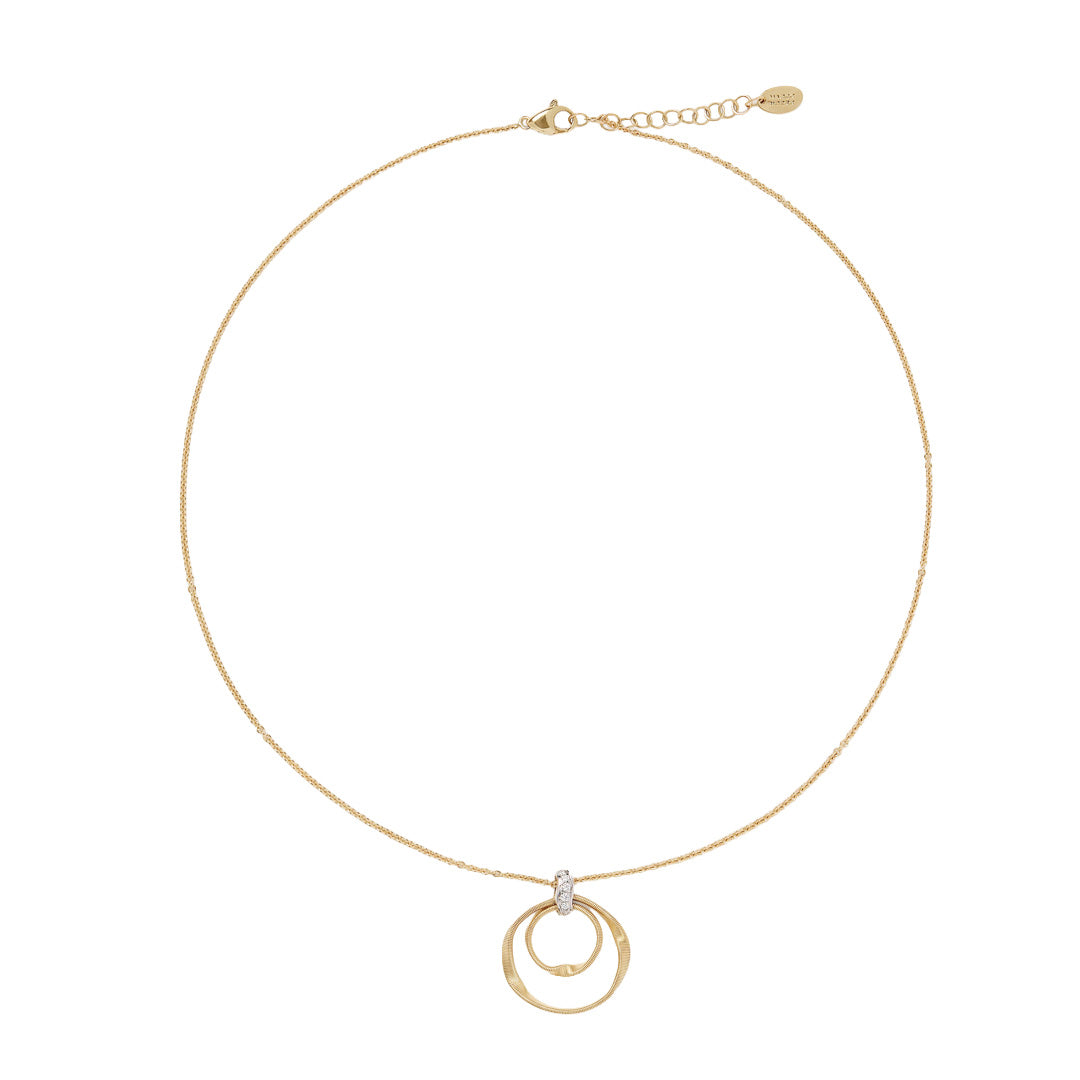 Marco Bicego 18K Yellow Gold Marrakech Diamond Necklace