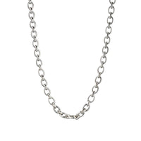 Audrey Link Charm Necklace in Sterling Silver - NAGI