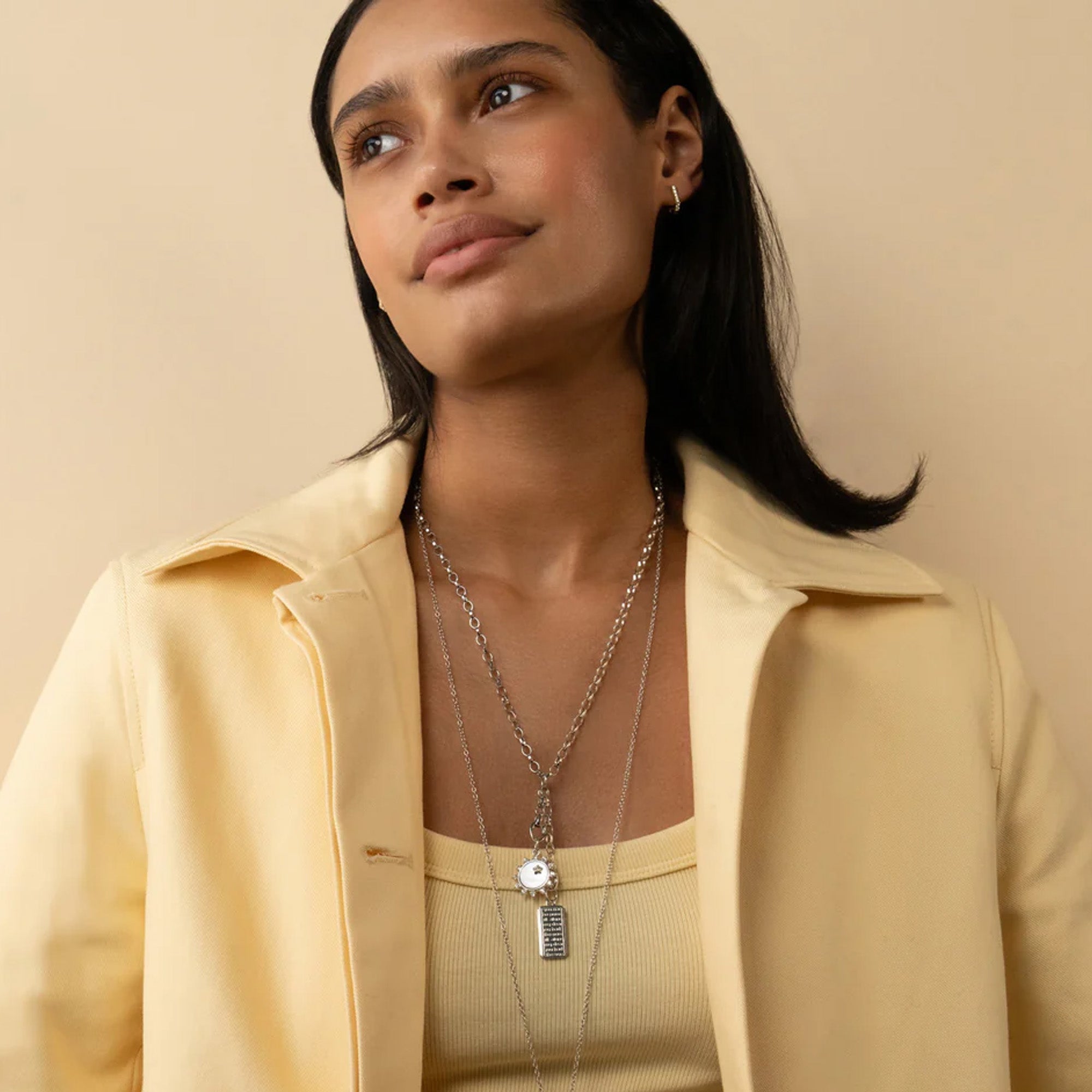 20" "Design Your Own" Large Sterling Silver Link Chain Necklace
