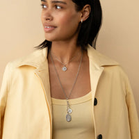 22" "Design Your Own" Short Charm Chain Necklace, 2 Charm Stations
