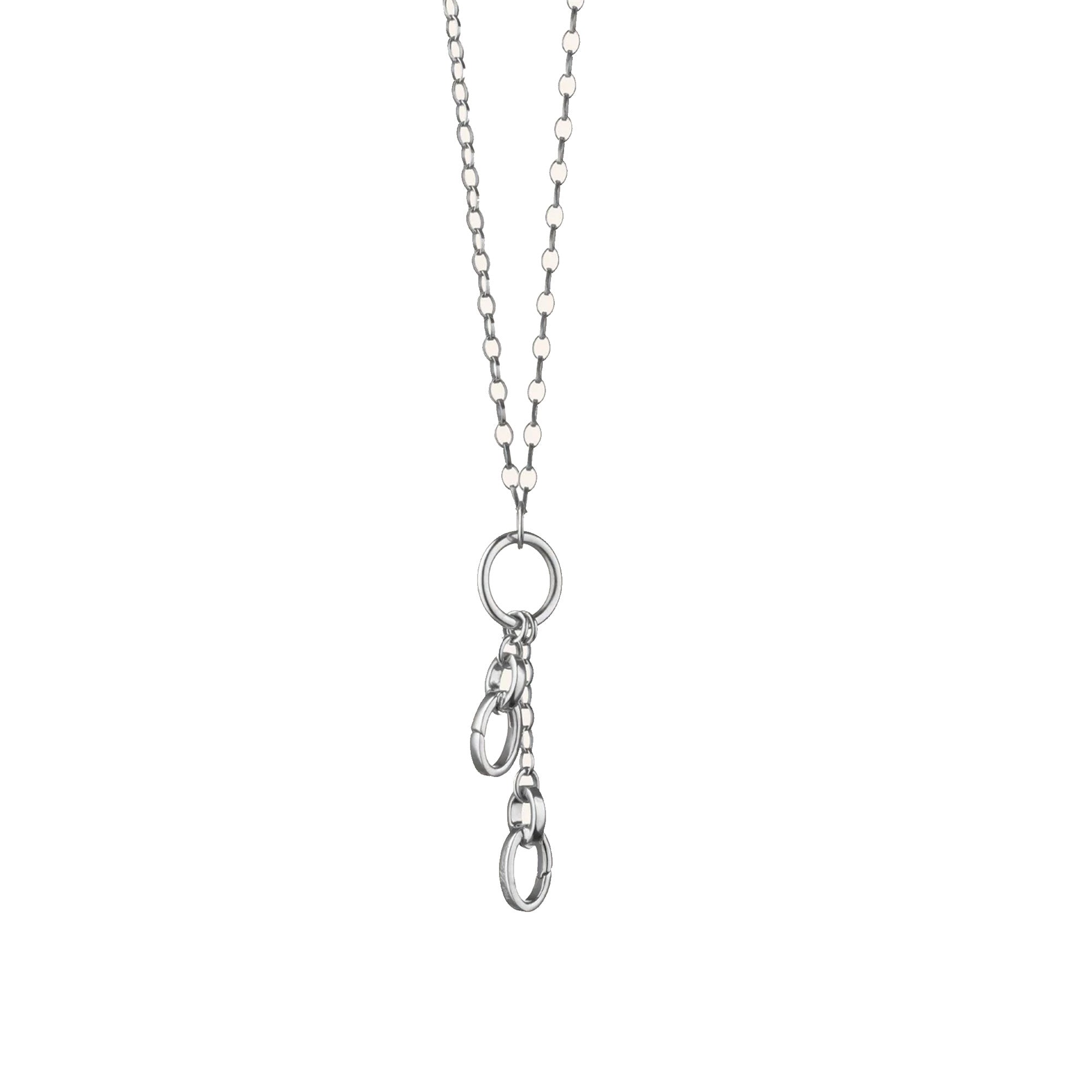 22" "Design Your Own" Short Charm Chain Necklace, 2 Charm Stations