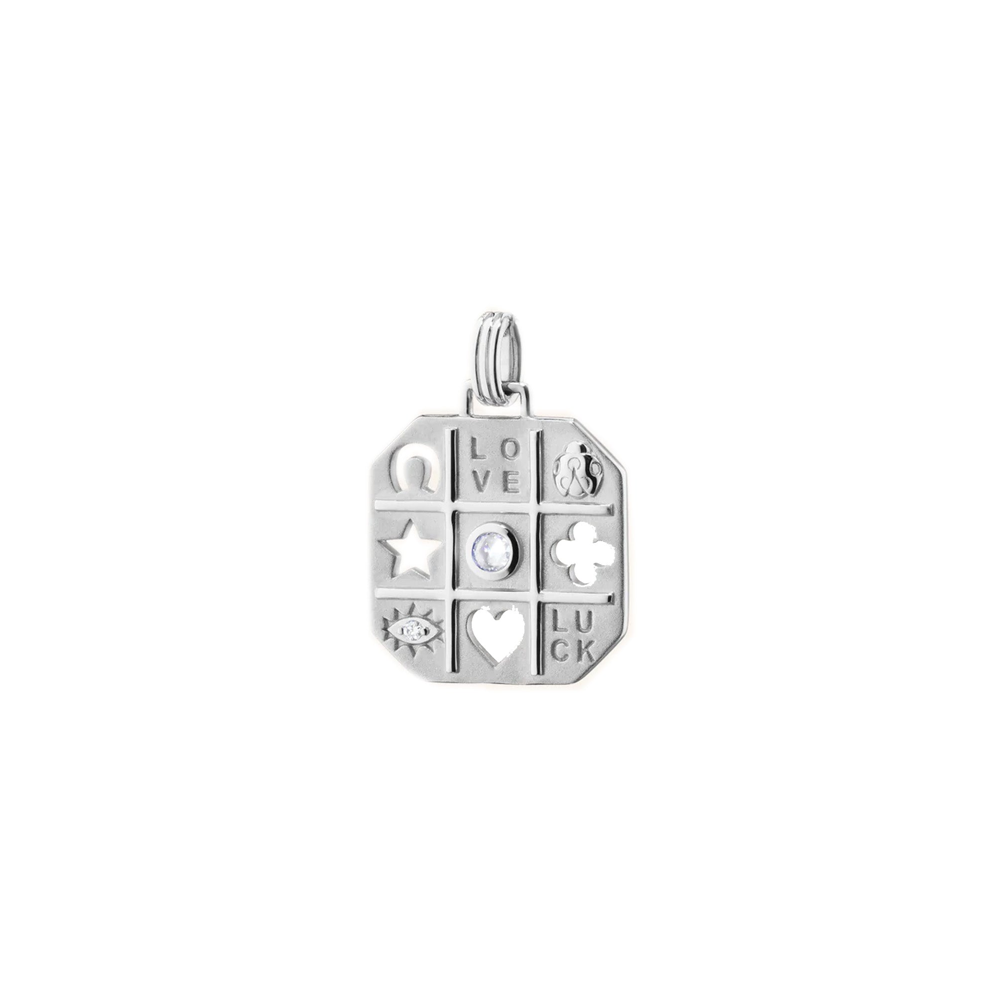 "Tokens of Luck" Necklace with Center Sapphire - NAGI