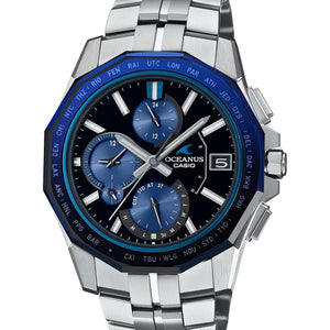 Casio Oceanus Manta Sapphire Blue OCWS6000-1A Titanium Watch