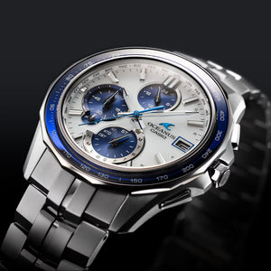 Casio Oceanus Manta Sapphire Blue OCWS7000D-7A Titanium Watch