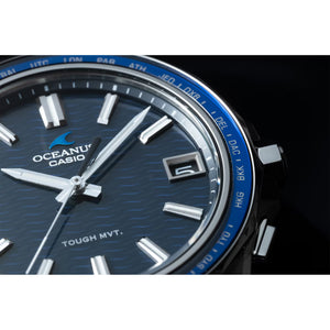 Casio Oceanus Manta Sapphire Blue OCWS400-2A Titanium Watch