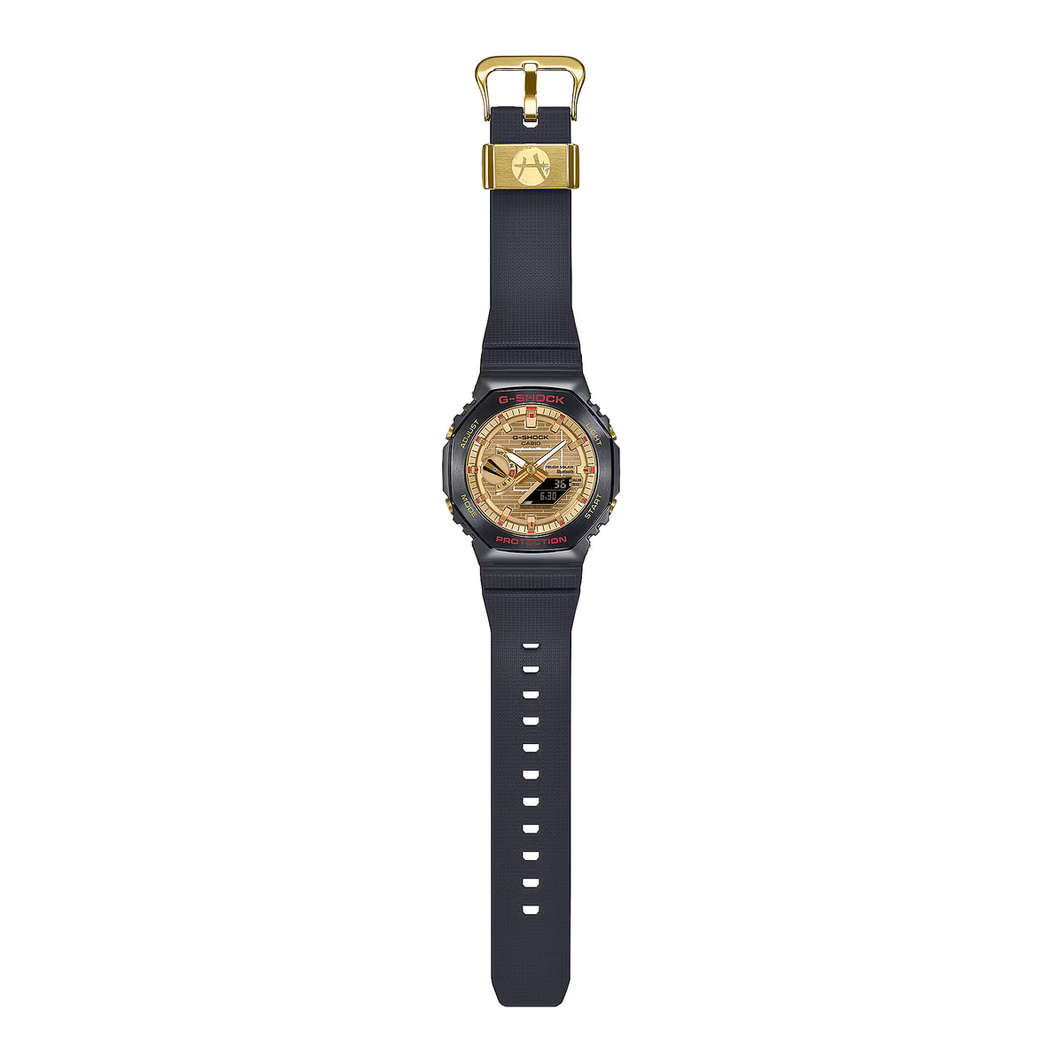 Casio G-Shock Rui Hachimura 2024 CasiOak Stainless Gold Watch GBM2100RH-1A Image 5