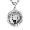 David Yurman Capricorn Amulet in Sterling Silver with 18K Yellow Gold and Diamonds, 19mm