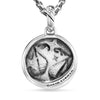 David Yurman Libra Amulet in Sterling Silver with 18K Yellow Gold and Diamonds, 19mm