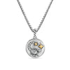 David Yurman Scorpio Amulet in Sterling Silver with 18K Yellow Gold and Diamonds, 19mm