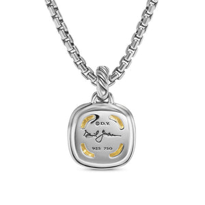 David Yurman Albion® Pendant in Sterling Silver with 18K Yellow Gold and Champagne Citrine, 11mm