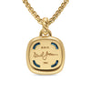 David Yurman Albion® Pendant in 18K Yellow Gold with Hampton Blue Topaz and Diamonds, 15mm