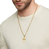 David Yurman Deco Cross Pendant in 18K Yellow Gold, 34mm