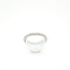 18K White Gold Vintage Diamond Band