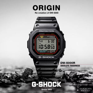 Casio G-SHOCK DW5000R-1A Origin Black Digital First Watch