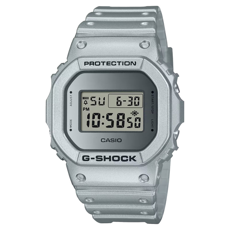 CASIO G-SHOCK DW5600FF-8 Forgotten Future Silver Metallic WatchCASIO G-SHOCK DW5600FF-8 Forgotten Future Silver Metallic Watch