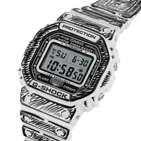Casio G-Shock Digital DW5600JV-7 Joshua Vides Cartoon Art White Watch