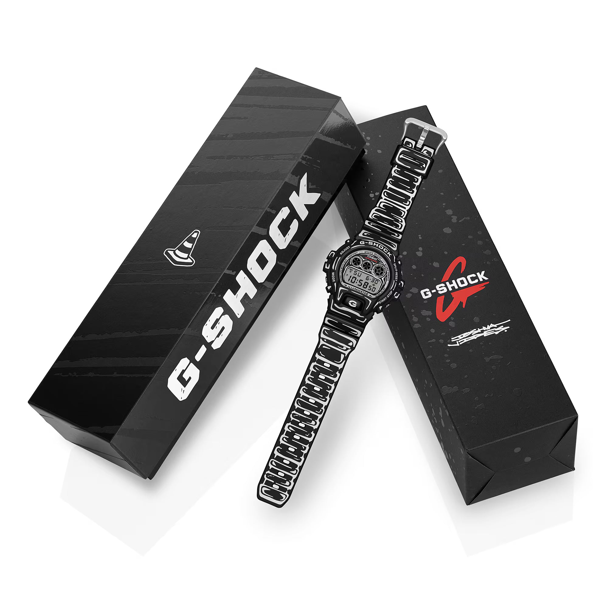 Casio G-Shock Digital Black Cartoon Art 6900  DW6900JV-1 Joshua Vides