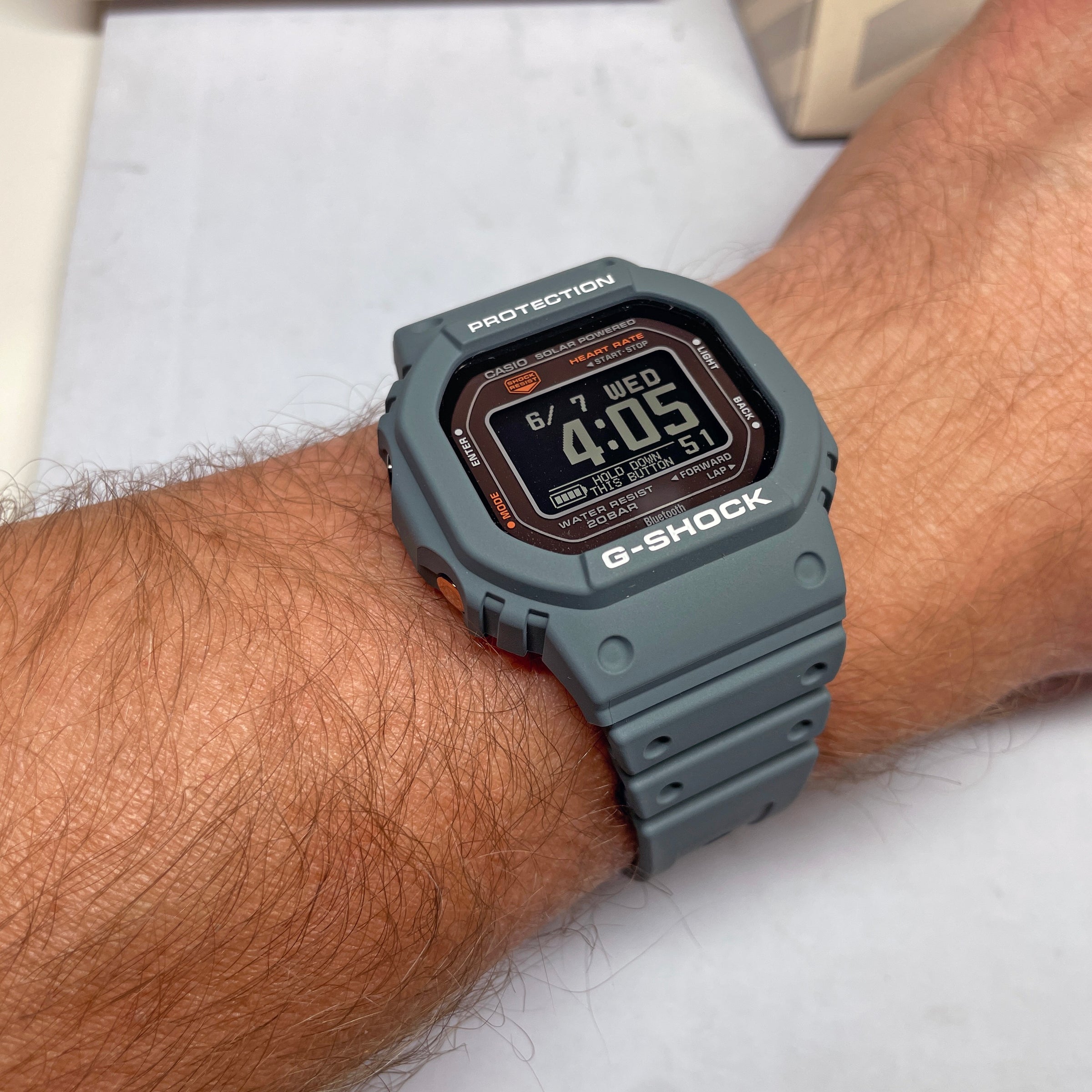 CASIO G-SHOCK DWH5600-2 Teal Move Heart Rate Monitor Solar